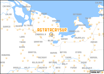 map of Agtatacay Sur
