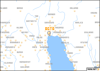 map of Agta
