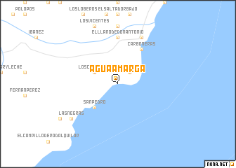 map of Agua Amarga