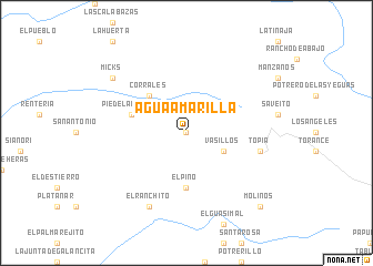 map of Agua Amarilla