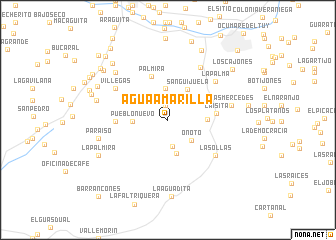 map of Agua Amarilla