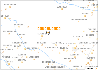 map of Agua Blanca