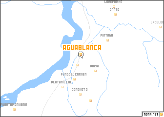 map of Agua Blanca