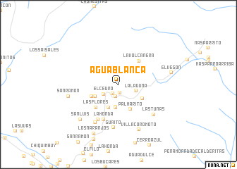 map of Agua Blanca