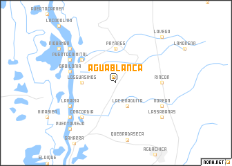 map of Agua Blanca