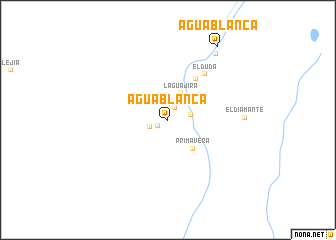 map of Aguablanca