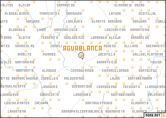 map of Agua Blanca