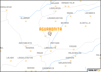 map of Agua Bonita