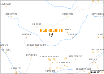 map of Agua Bonita