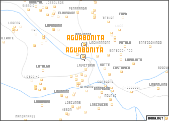 map of Agua Bonita