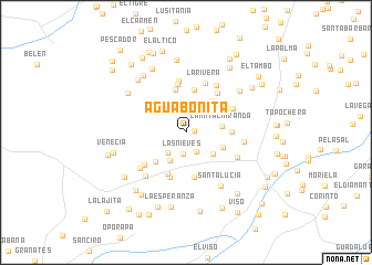 map of Agua Bonita