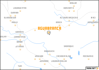 map of Água Branca