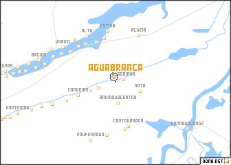 map of Água Branca