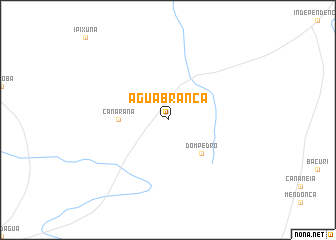 map of Água Branca