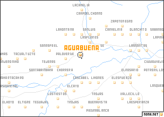 map of Agua Buena