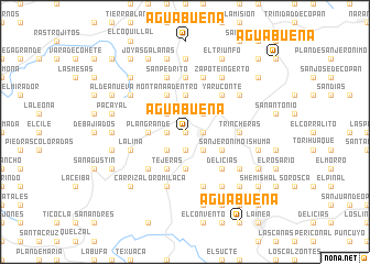 map of Agua Buena