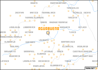 map of Agua Buena