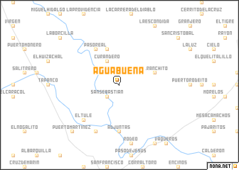 map of Agua Buena