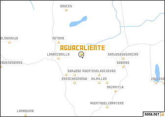 map of Agua Caliente