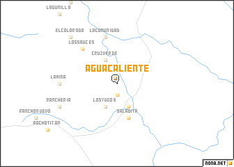 map of Aguacaliente