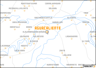 map of Agua Caliente