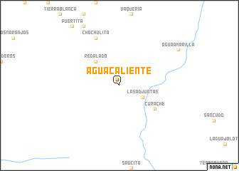 map of Agua Caliente