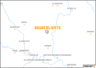 map of Agua Caliente