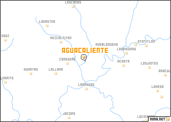 map of Agua Caliente