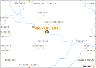 map of Agua Caliente