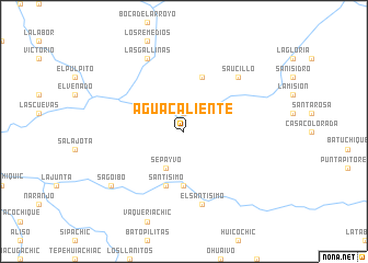 map of Agua Caliente