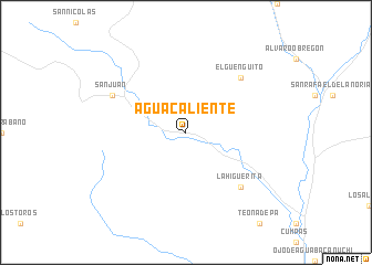 Agua Caliente (Mexico) map - nona.net