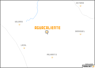 map of Agua Caliente