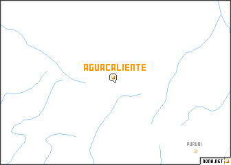 map of Agua Caliente