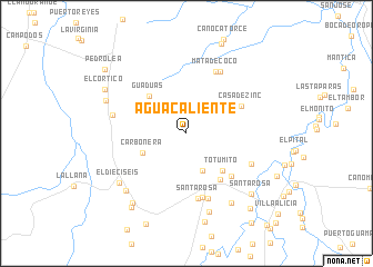 map of Agua Caliente