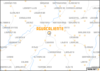 map of Agua Caliente