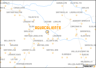 map of Agua Caliente