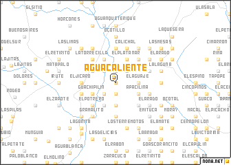 map of Agua Caliente