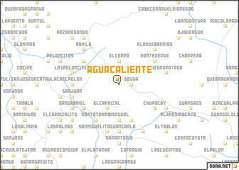 map of Agua Caliente