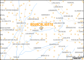 map of Agua Caliente