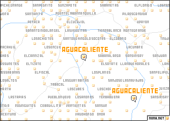 map of Agua Caliente