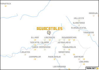 map of Aguacatales