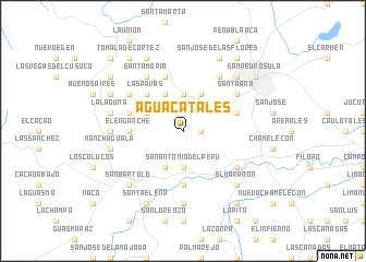 map of Aguacatales