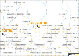 map of Aguacatal