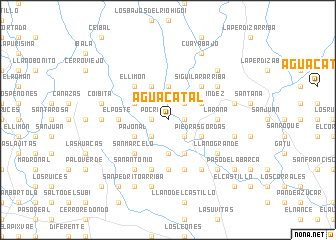 map of Aguacatal