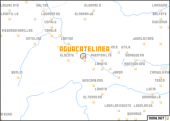 map of Aguacate Línea