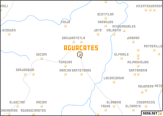 map of Aguacates