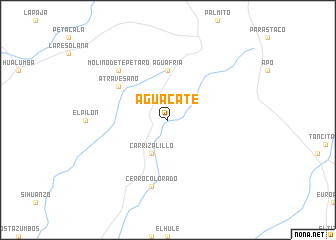 map of Aguacate