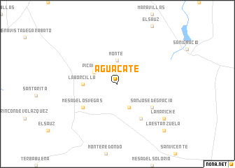map of Aguacate