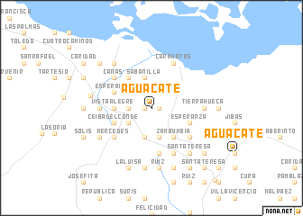 map of Aguacate