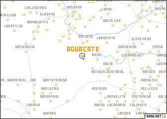 map of Aguacate